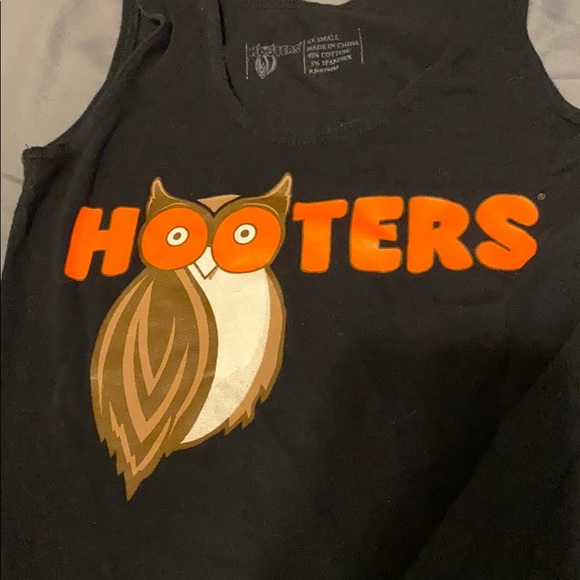 XXS Certified Hooters Black Shirts - Picture 3 of 6
